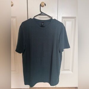 ASOS Men's Forest Green Ribbed Tee